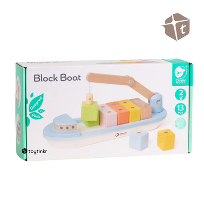 CW Block Boat by Toytinkr