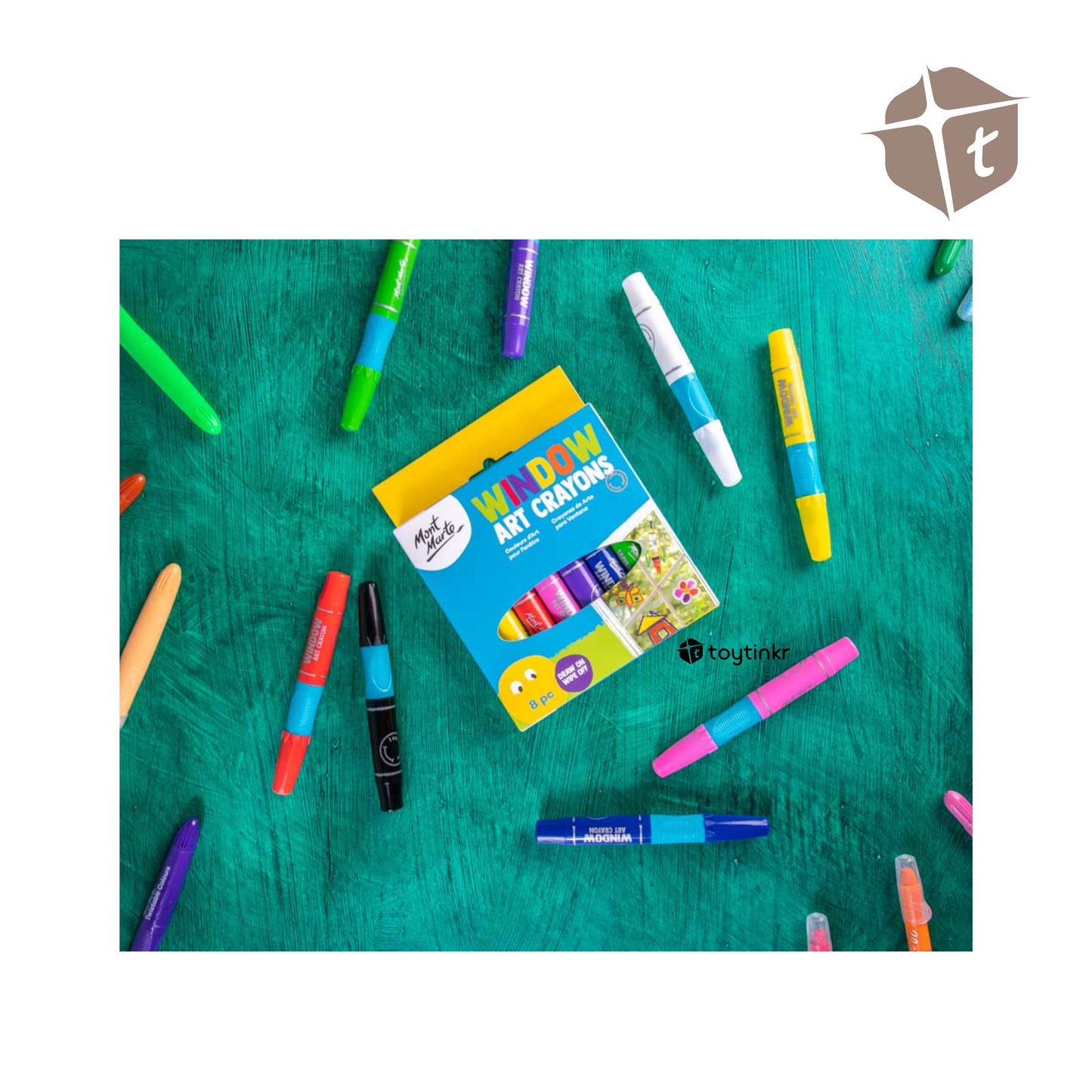 Mont Marte Window Art Crayons 8pc by Toytinkr