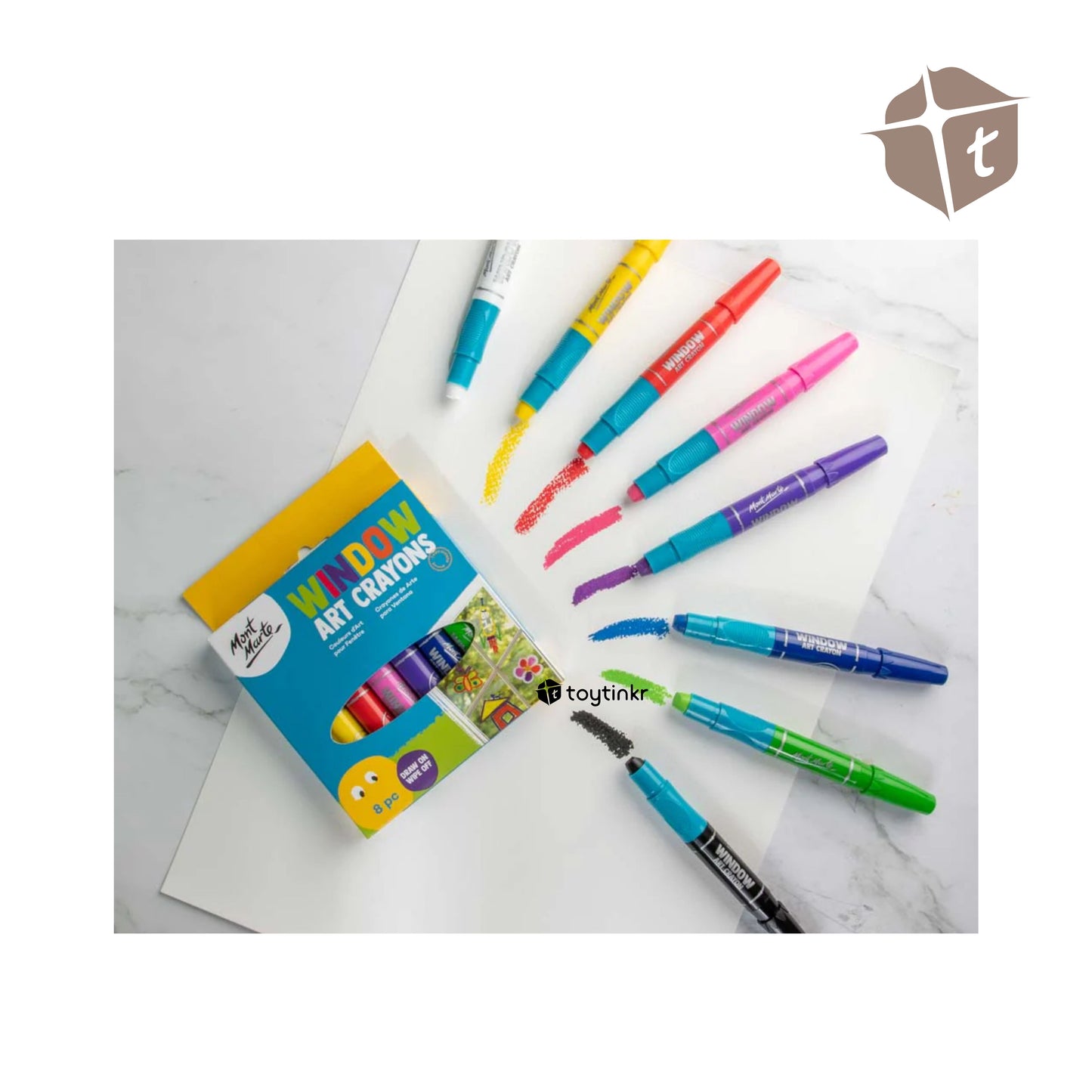 Mont Marte Window Art Crayons 8pc by Toytinkr