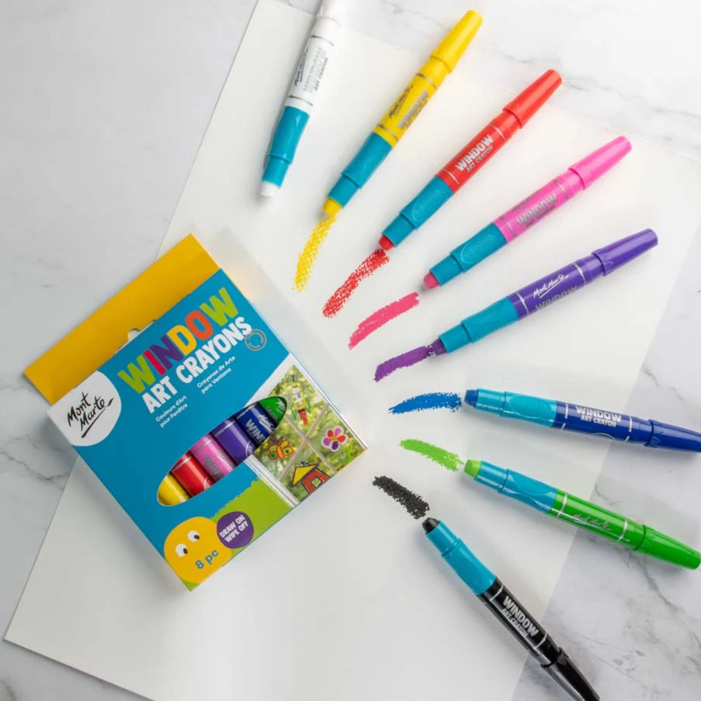 Mont Marte Window Art Crayons 8pc by Toytinkr