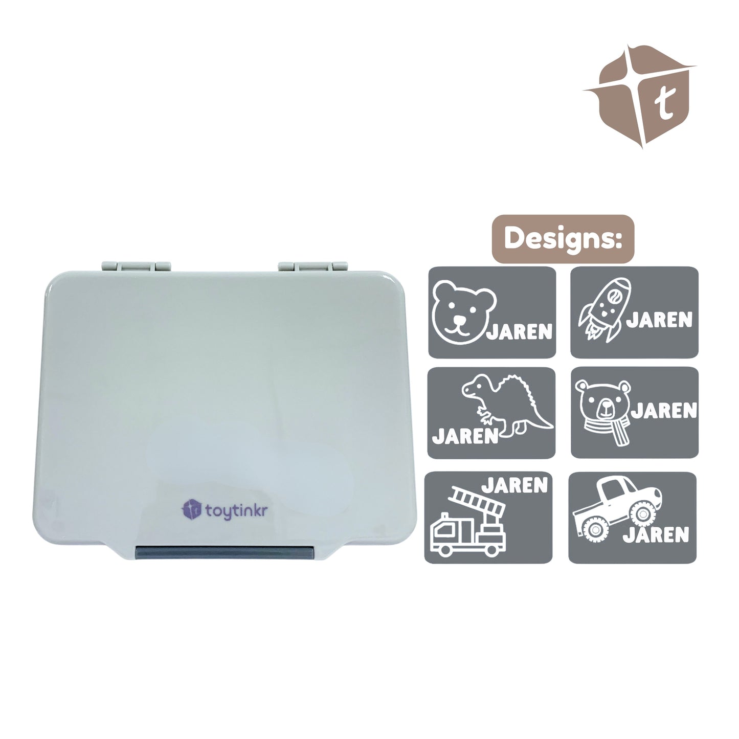 Personalized Happy Lunchbox by Toytinkr