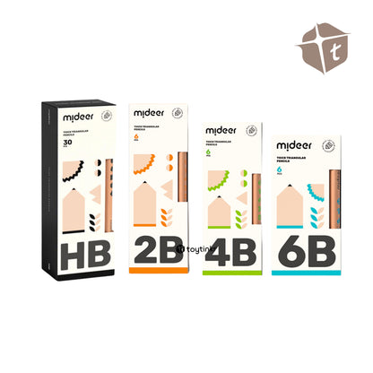 Mideer Thick Triangular Pencils by Toytinkr