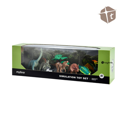 Mideer Simulation - Dinosaurs Set 7pc by Toytinkr