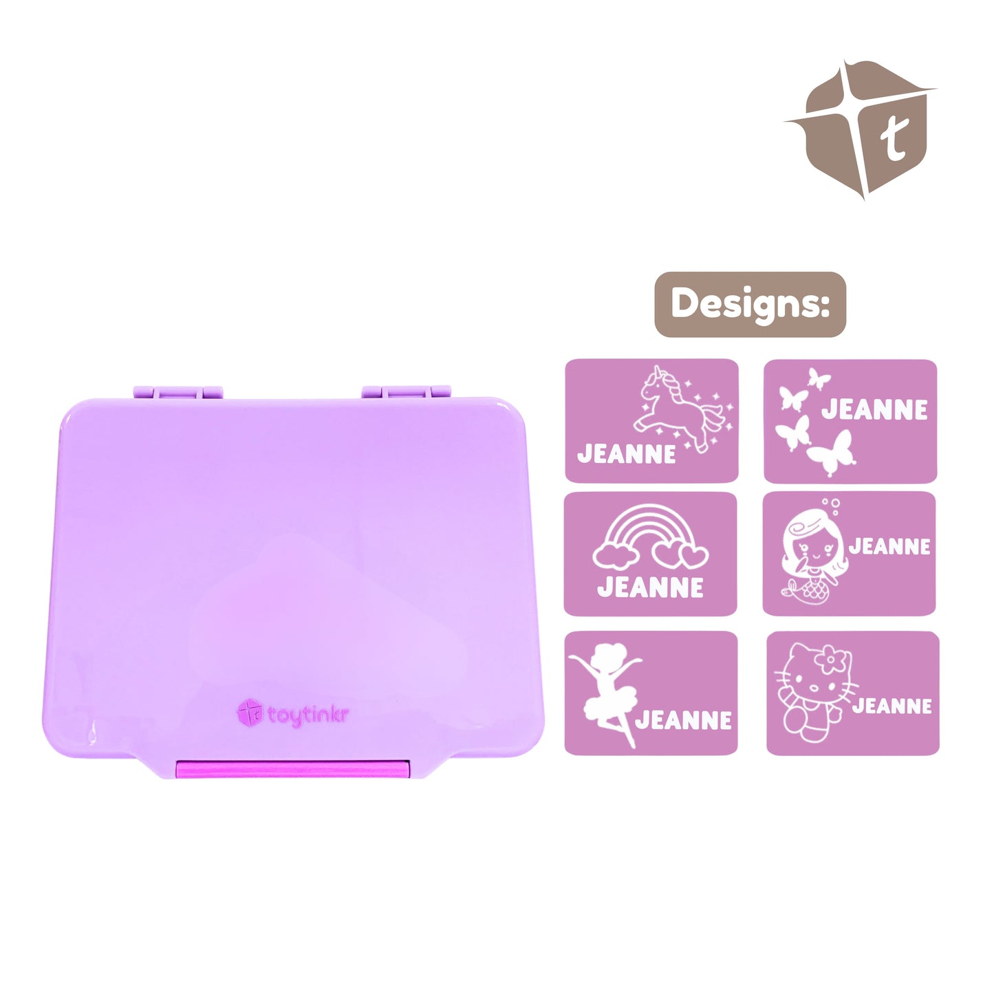 Personalized Happy Lunchbox by Toytinkr