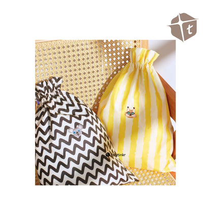 Hug Z Personalized Drawstring Laundry Bag by Toytinkr