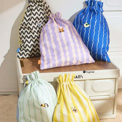 Hug Z Personalized Drawstring Laundry Bag by Toytinkr