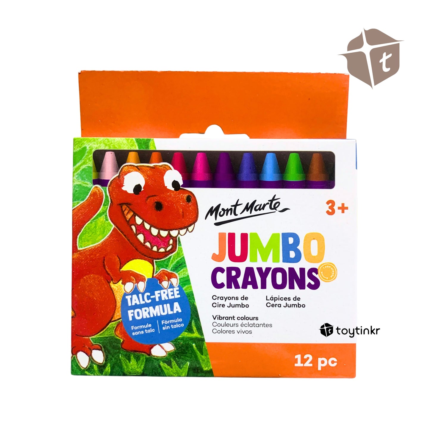Mont Marte Jumbo Crayons 12pc by Toytinkr