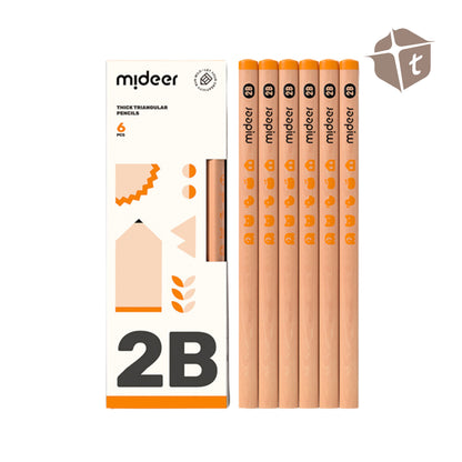 Mideer Thick Triangular Pencils by Toytinkr