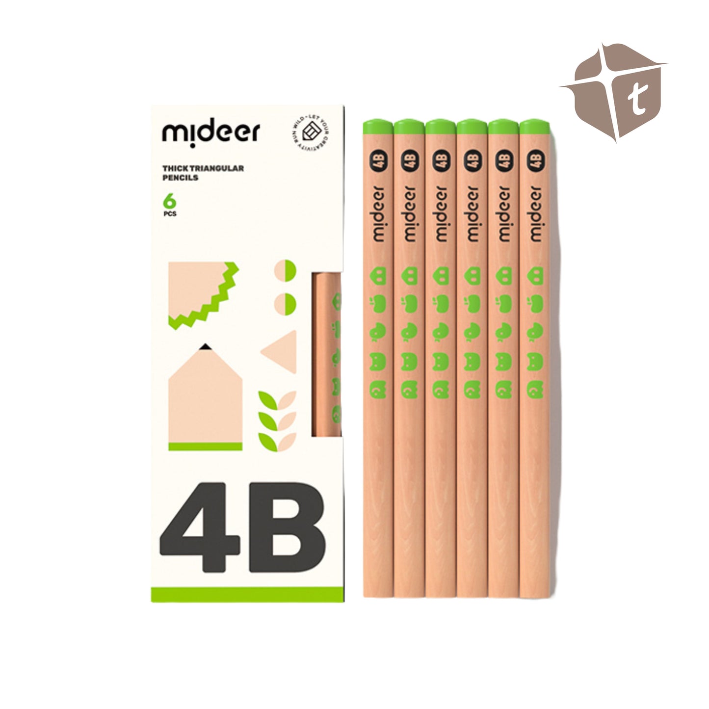Mideer Thick Triangular Pencils by Toytinkr