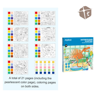 Mideer Watercolour Painting Kit - Wonderland Expedition by Toytinkr