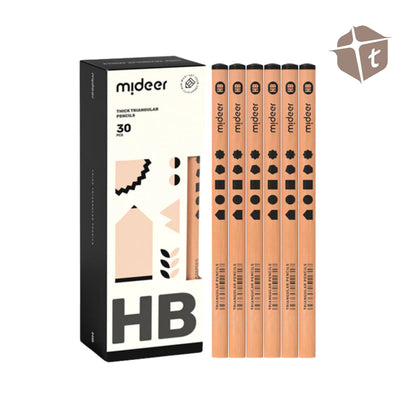 Mideer Thick Triangular Pencils by Toytinkr