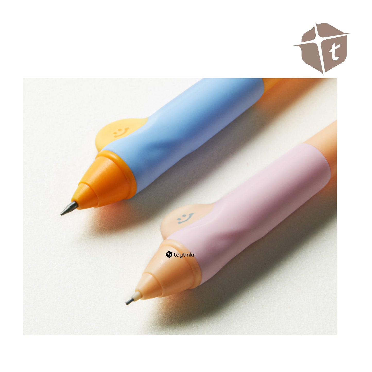 Jar Melo Grip Pencil Kit for Pre Schoolers - Pink by Toytinkr