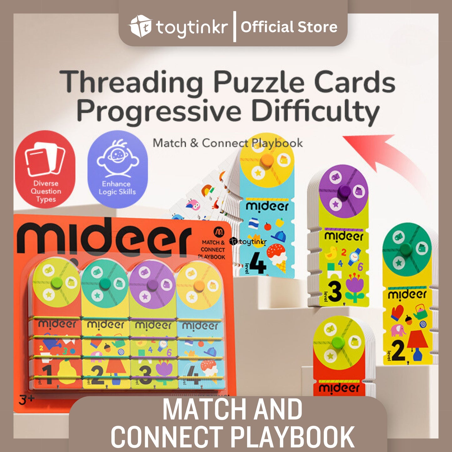Mideer Match and Connect Playbook by Toytinkr