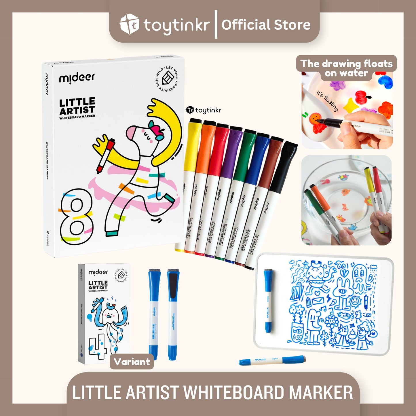 Mideer Little Artist Whiteboard Markers by Toytinkr