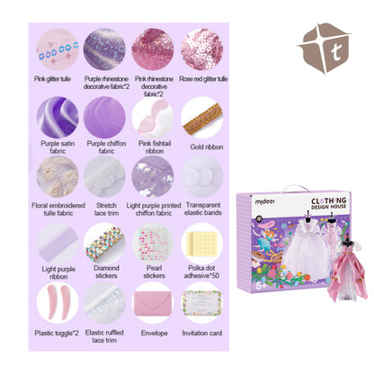 Mideer Clothing Design House - Purple Set by Toytinkr