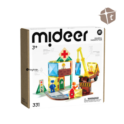 Mideer Colorful Magnetic Tiles - Hero Squad by Toytinkr
