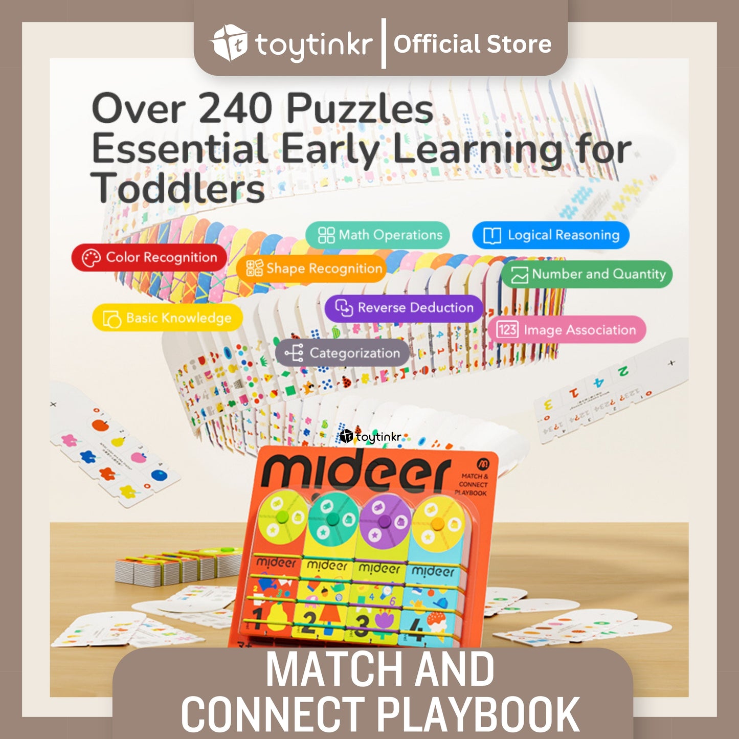 Mideer Match and Connect Playbook by Toytinkr