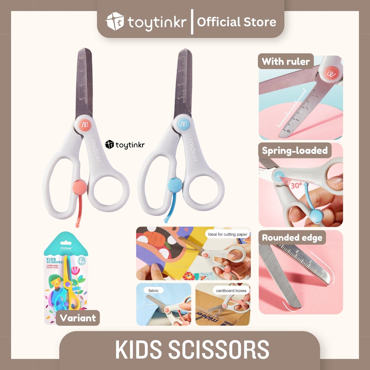 Mideer Kids Scissors by Toytinkr