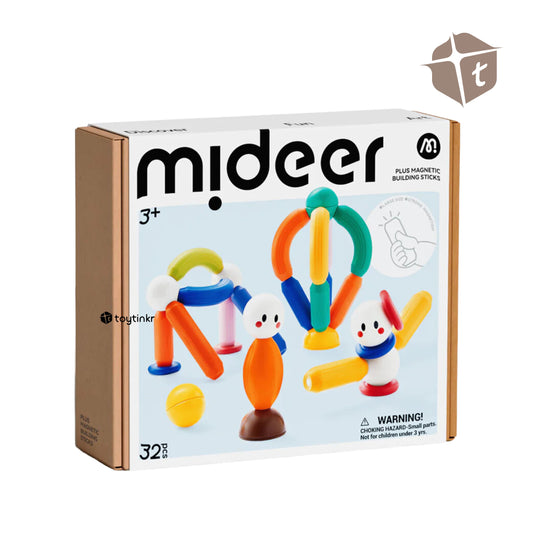 Mideer Plus Building Magnetic Sticks by Toytinkr