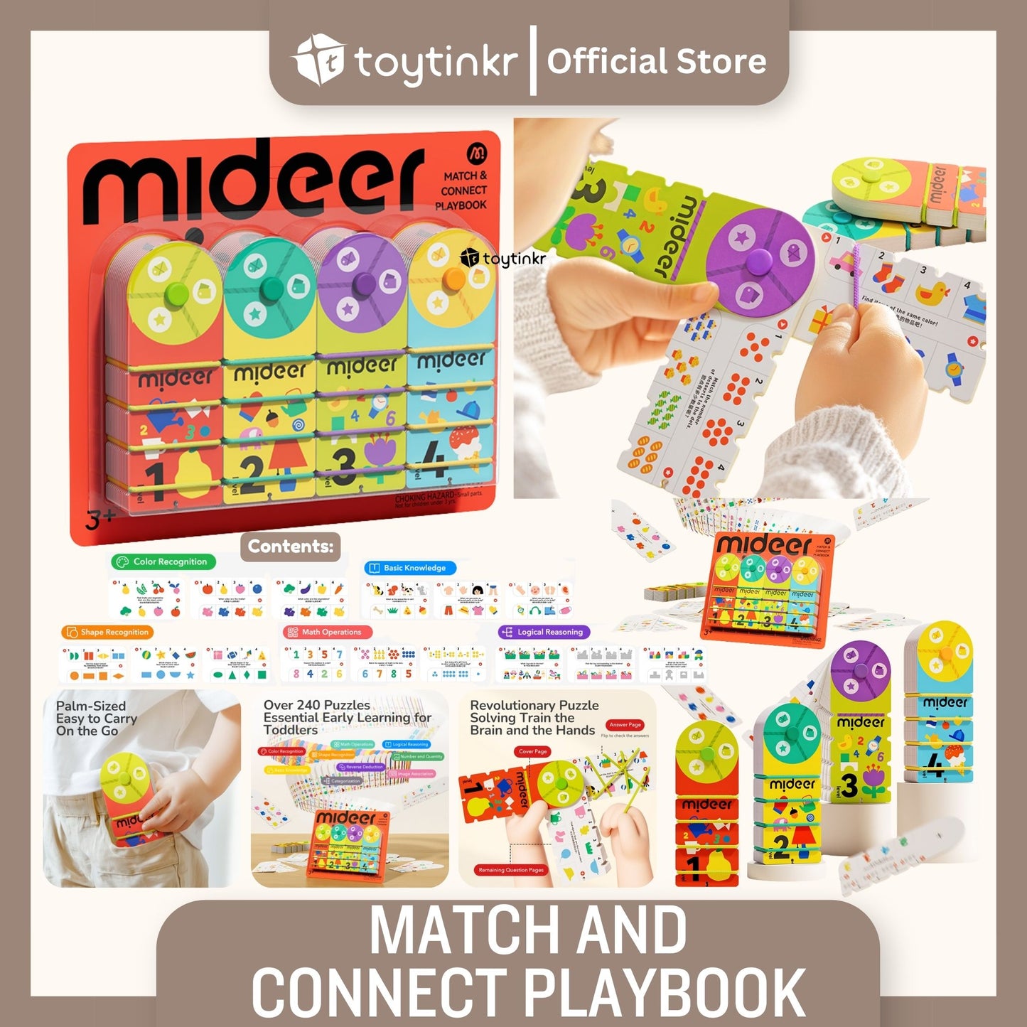 Mideer Match and Connect Playbook by Toytinkr