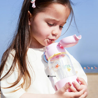 Mideer Personalized Portable Double Drinking Bottle - Gray by Toytinkr