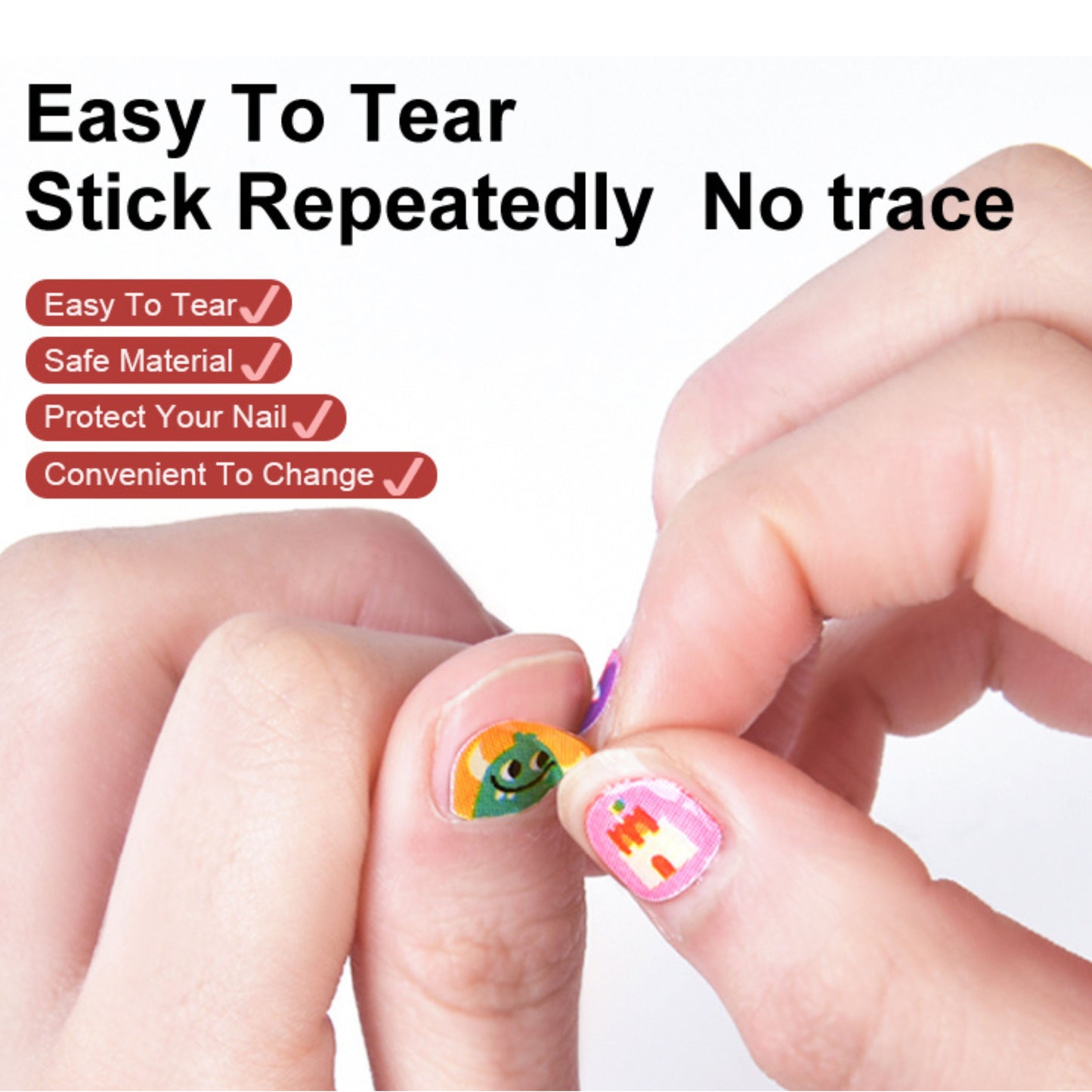 Mideer Envelope Nail Stickers 1000 Pieces - Green by Toytinkr