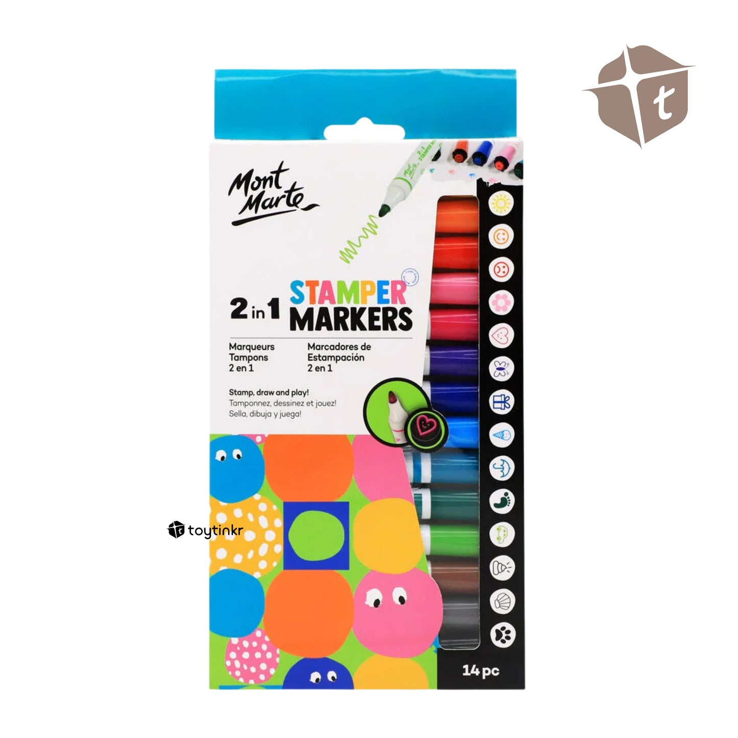 Mont Marte 2 in 1 Stamp Markers by Toytinkr