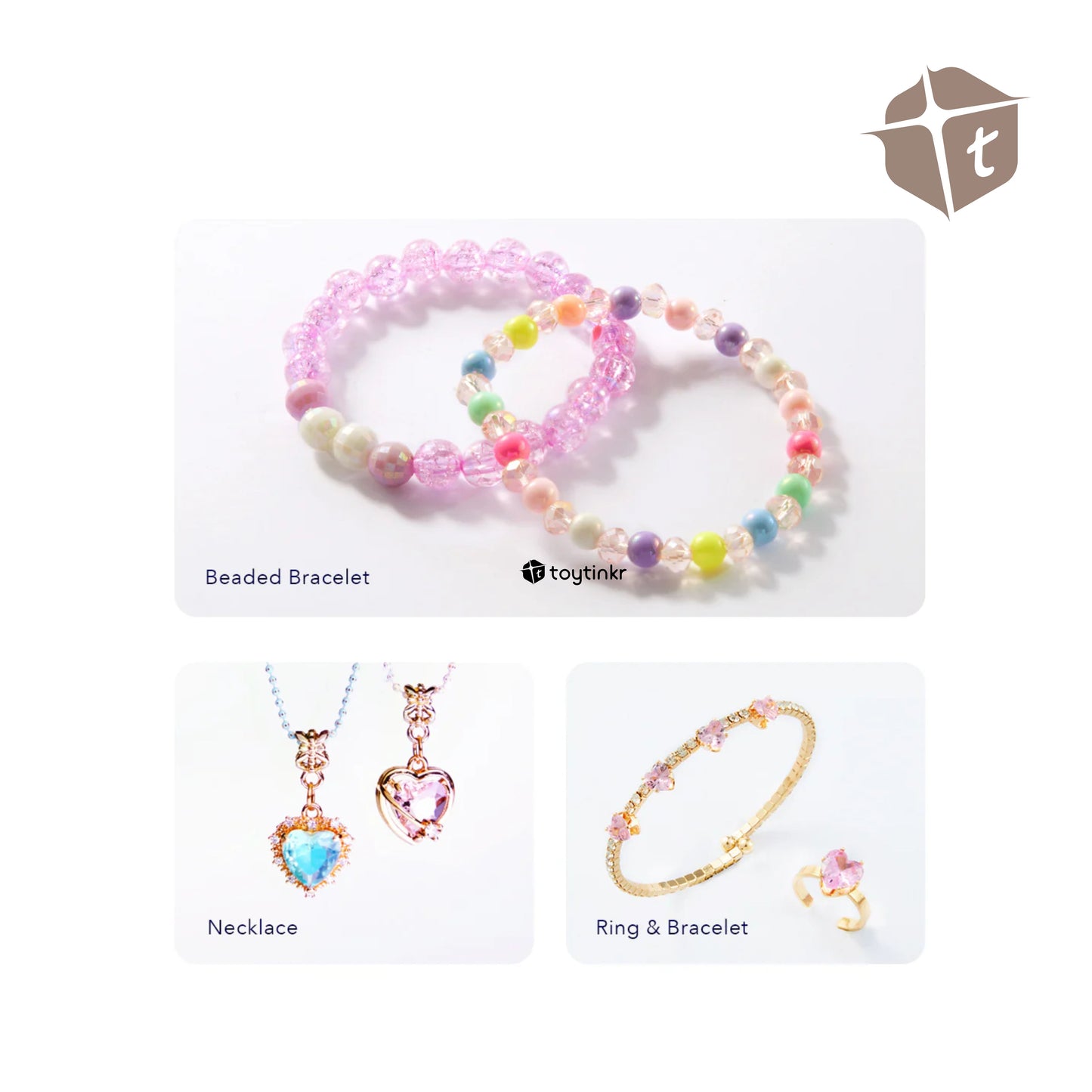 Mideer Lacing Beads DIY Kit - Fantastic Jewelry by Toytinkr