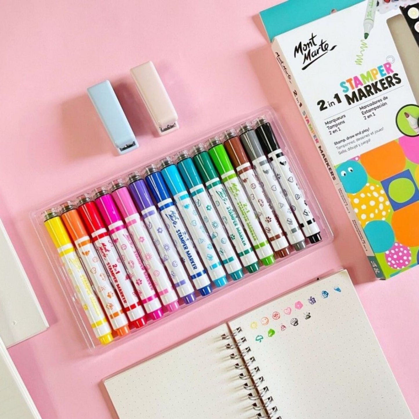 Mont Marte 2 in 1 Stamp Markers by Toytinkr