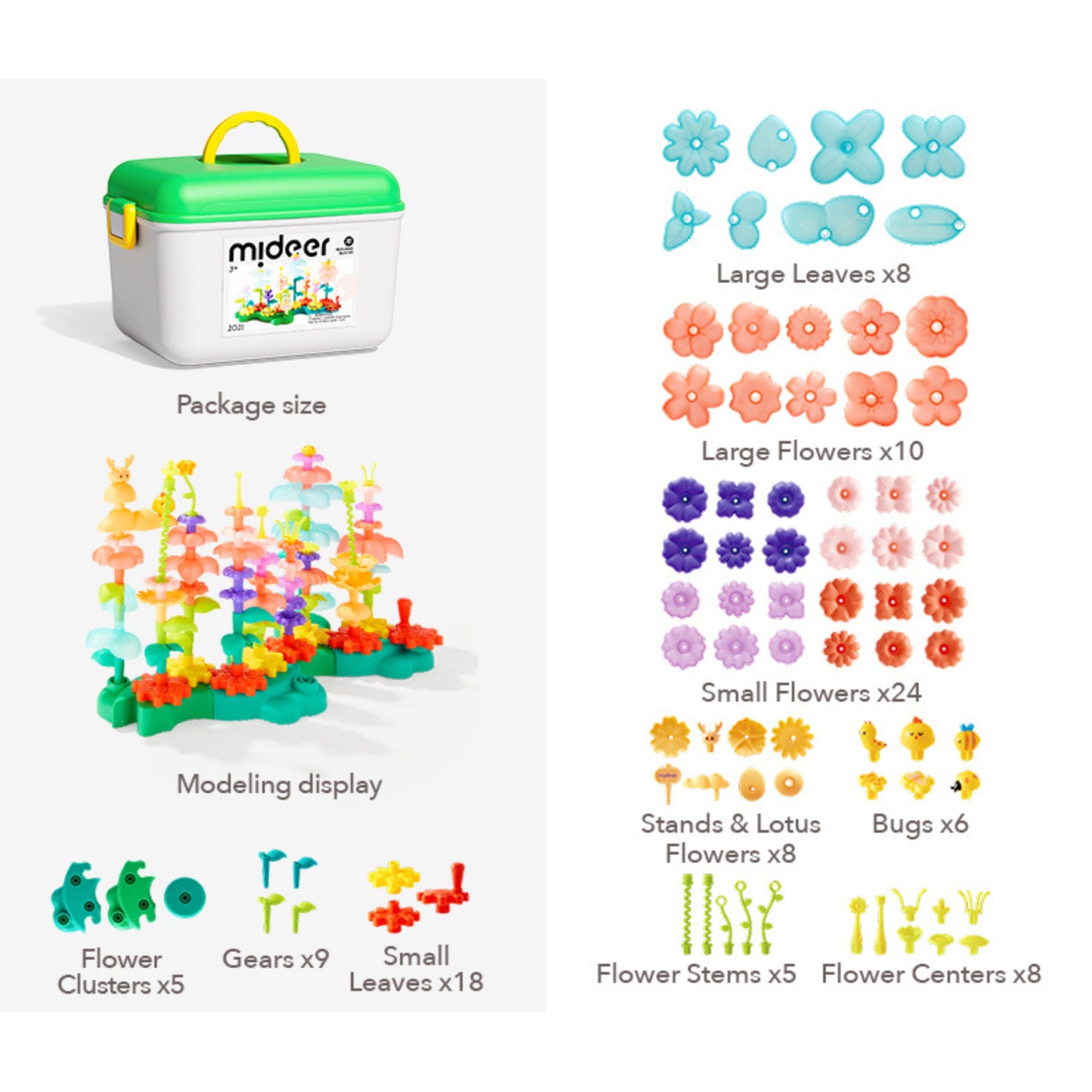 Mideer Rotating Garden Puzzle Blocks by Toytinkr