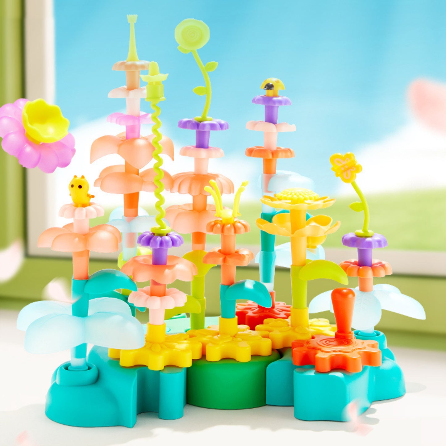 Mideer Rotating Garden Puzzle Blocks by Toytinkr