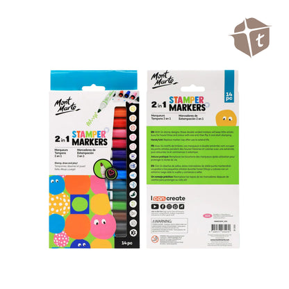 Mont Marte 2 in 1 Stamp Markers by Toytinkr