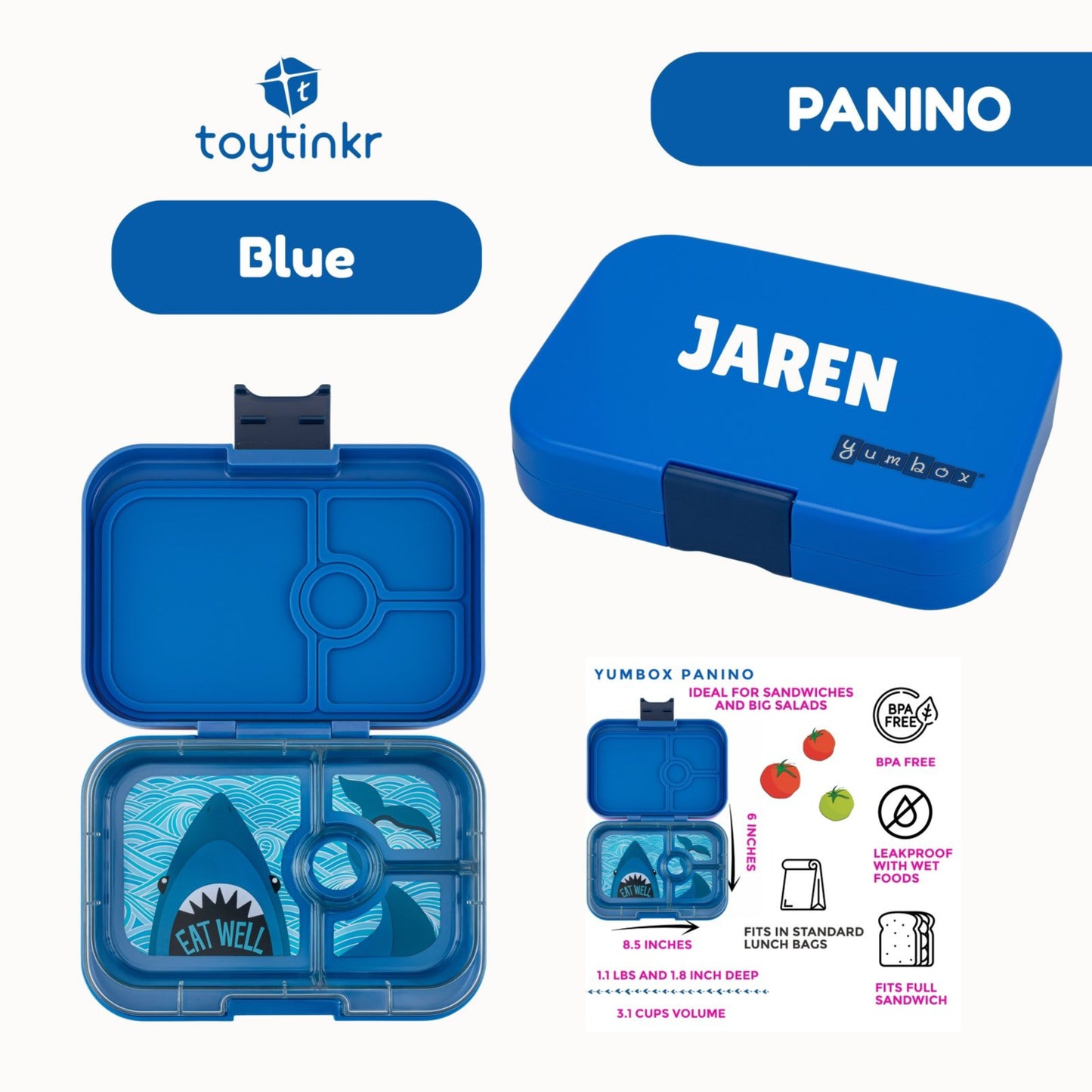 Personalized Yumbox by Toytinkr