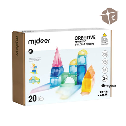 Mideer Creative Magnetic Building Blocks - 20pc by Toytinkr