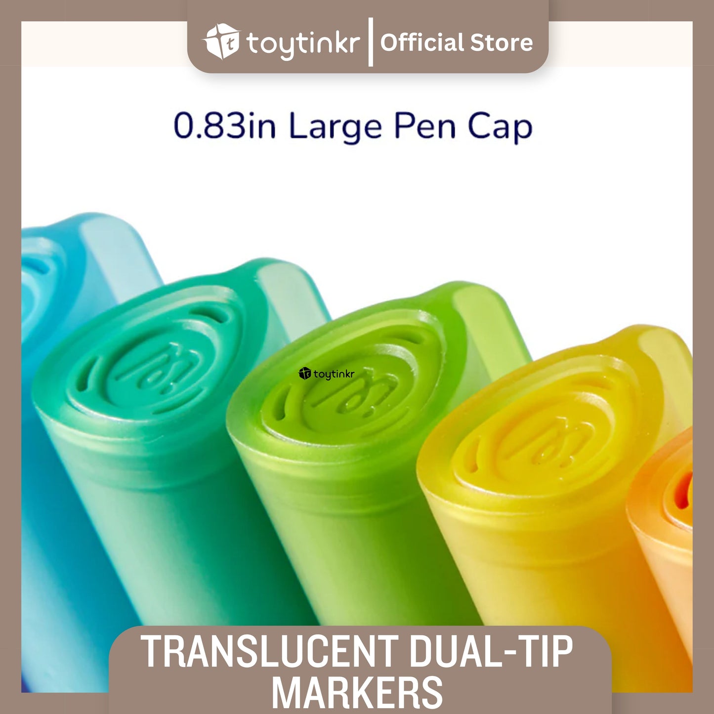 Mideer Translucent Dual Tip Markers by Toytinkr