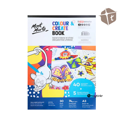 Mont Marte Colour & Create Book by Toytinkr