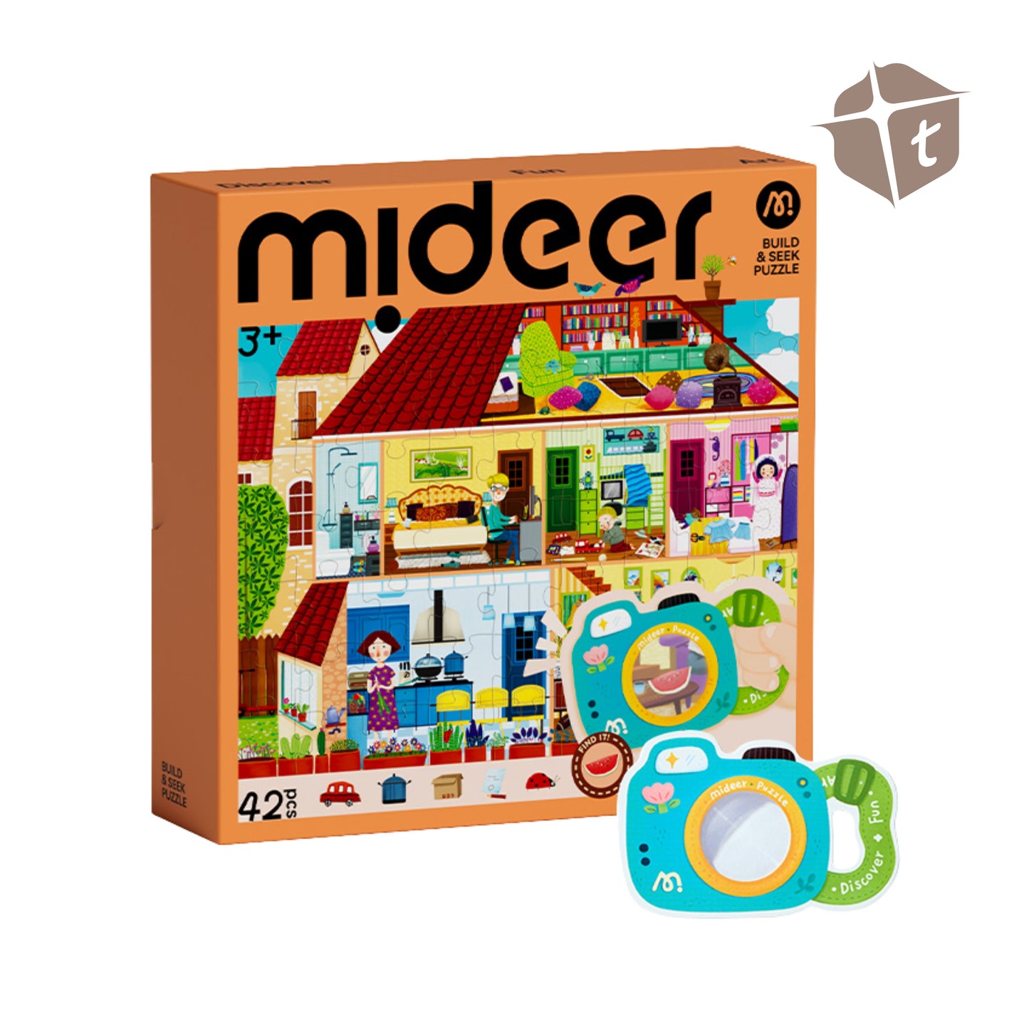 Mideer Build and Seek Puzzle - Whimsical Room by Toytinkr