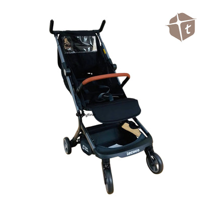 Lecoco Foldable Strollers - Black by Toytinkr