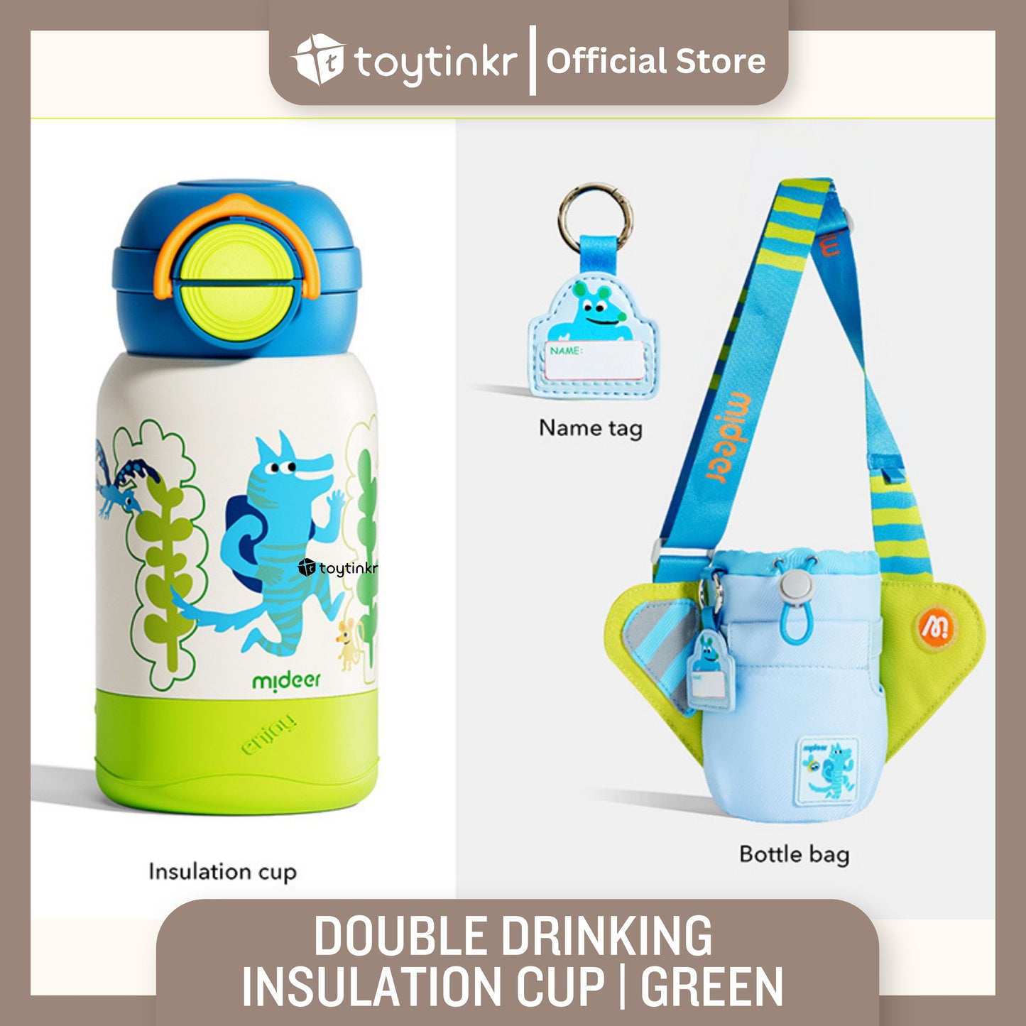 Mideer Double Drinking Insulation Cup by Toytinkr