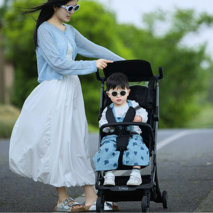 Lecoco Foldable Strollers - Black by Toytinkr