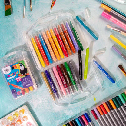 Mont Marte Twistable Colour Crayons - 12 Colors by Toytinkr