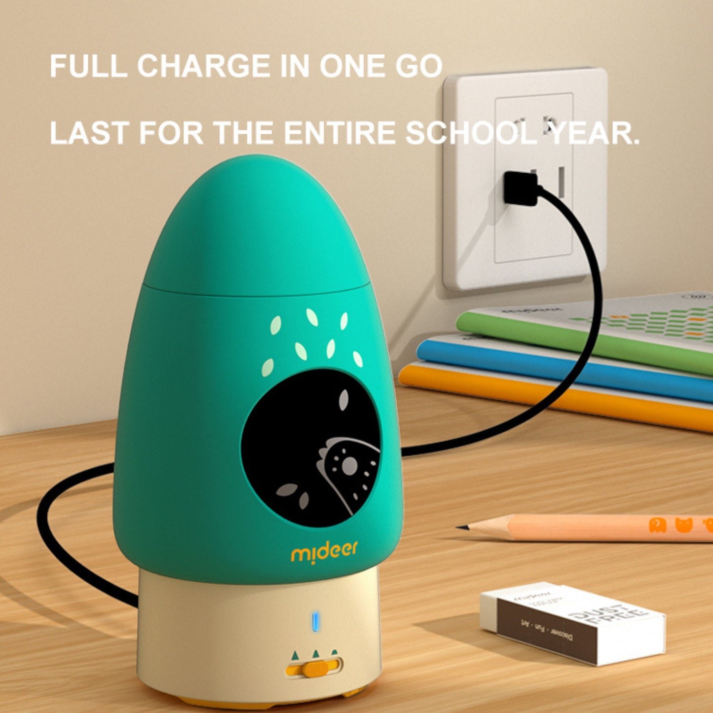 Mideer Automatic Pencil Sharpener - Green by Toytinkr