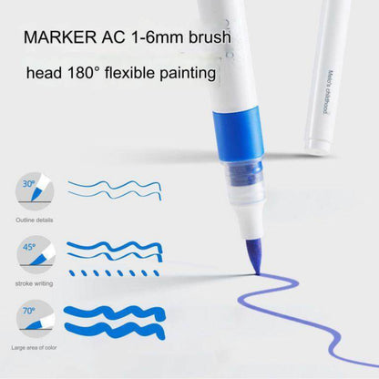 Jar Melo Brightly Acrylic Markers - 24 Colors by Toytinkr