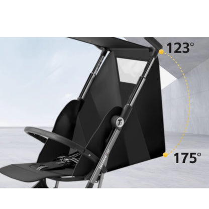 Lecoco Foldable Strollers - Black by Toytinkr