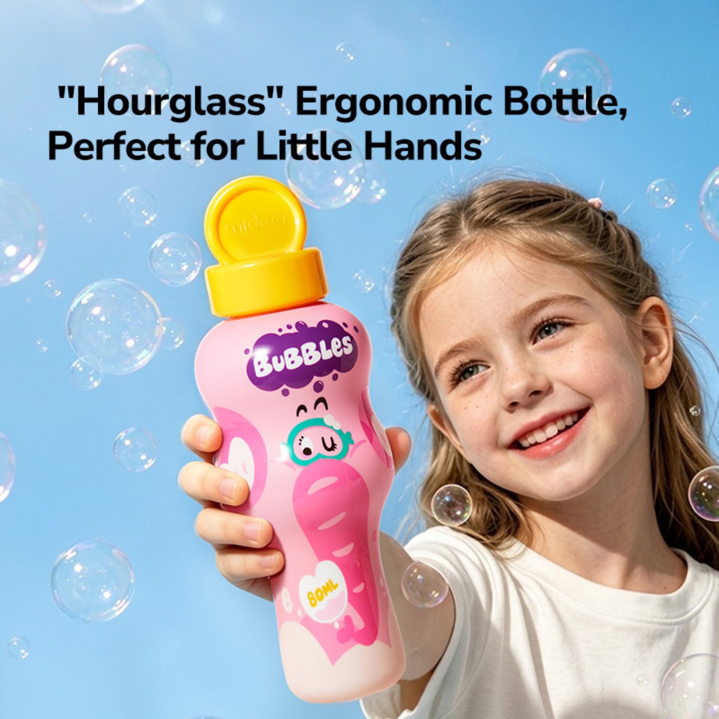 Mideer Bubble Phial 80ml - Hippo and Elephant by Toytinkr