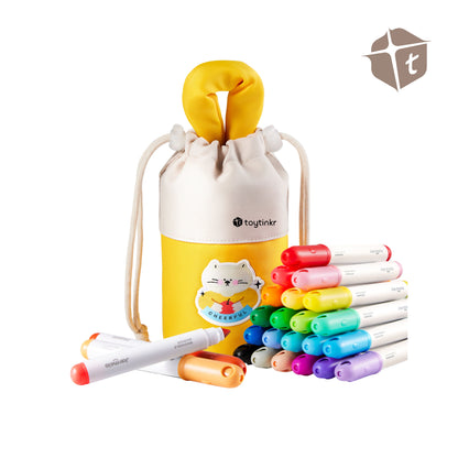 Jar Melo Personalized Portable Washable Markers - 24 Colors by Toytinkr