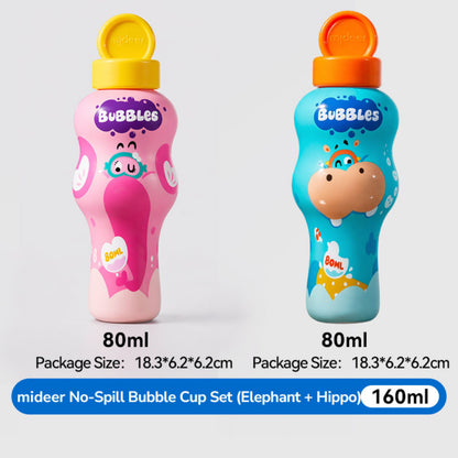 Mideer Bubble Phial 80ml - Hippo and Elephant by Toytinkr
