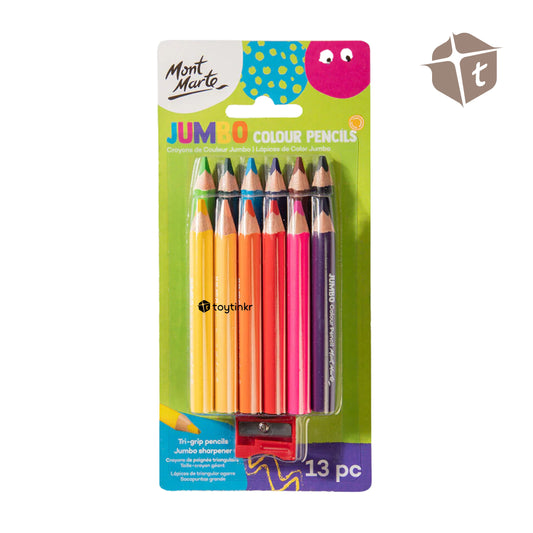 Mont Marte Jumbo Colour Pencils by Toytinkr