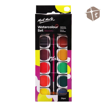 Monte Marte Watecolour Painting Set Discovery 26pc by Toytinkr