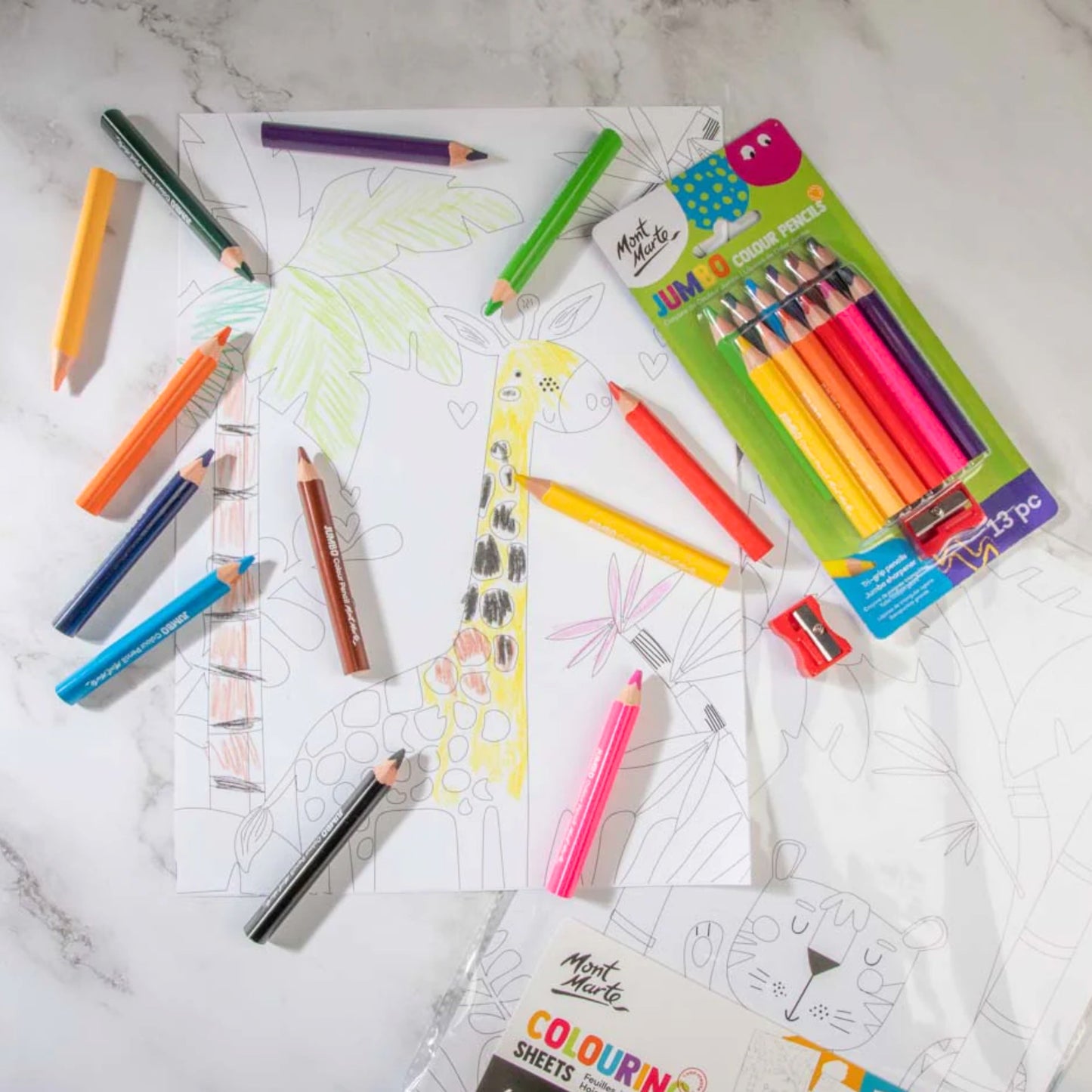 Mont Marte Jumbo Colour Pencils by Toytinkr